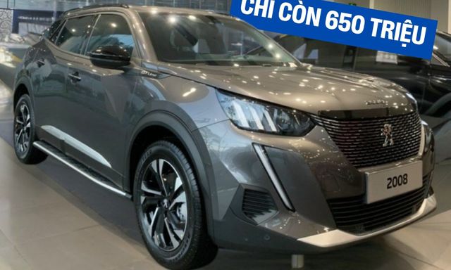 Đại lý bán Peugeot 2008 GT Line demo: Sản xuất 2021, đã chạy 6.000km, giá từ 769 triệu nay chỉ còn 650 triệu