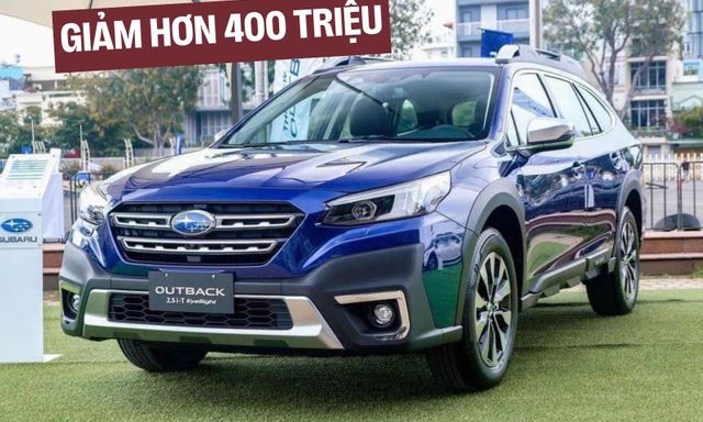 Subaru Outback giảm hơn 400 triệu tại đại lý, SUV 5 chỗ vẫn đắt hơn Palisade bản cao nhất tới cả trăm triệu