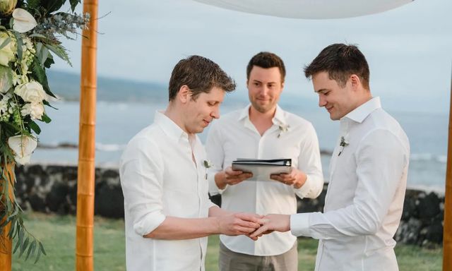 CEO OpenAI Sam Altman làm lễ cưới với bạn trai lập trình viên