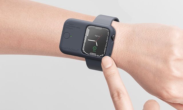 Sạc dự phòng đeo tay tăng gấp 3 lần pin cho Apple Watch: Trông như đồng hồ siêu nhân, giá trên Taobao khoảng 350.000đ