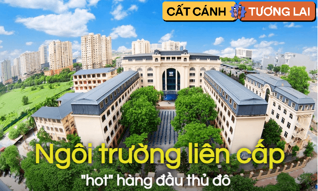 1 trường liên cấp nằm tại quận trung tâm, có toàn trường 