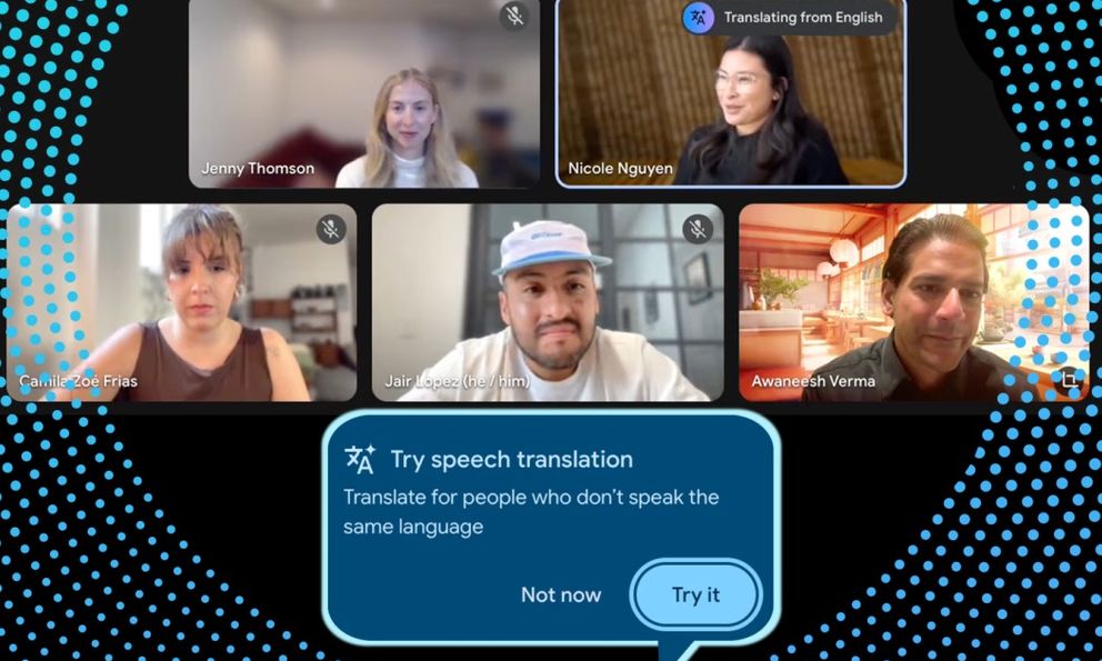 Google mang tính năng dịch trực tiếp đến Meet, rào cản cuối cùng về ngôn ngữ bị phá vỡ