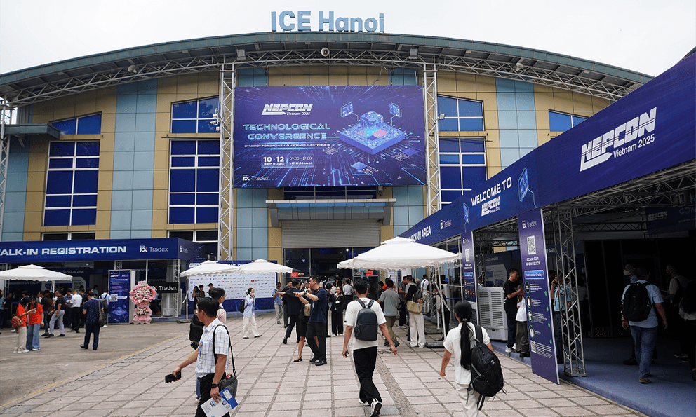 NEPCON Vietnam 2025 chính thức khai mạc: Điểm hẹn công nghệ điện tử toàn cầu