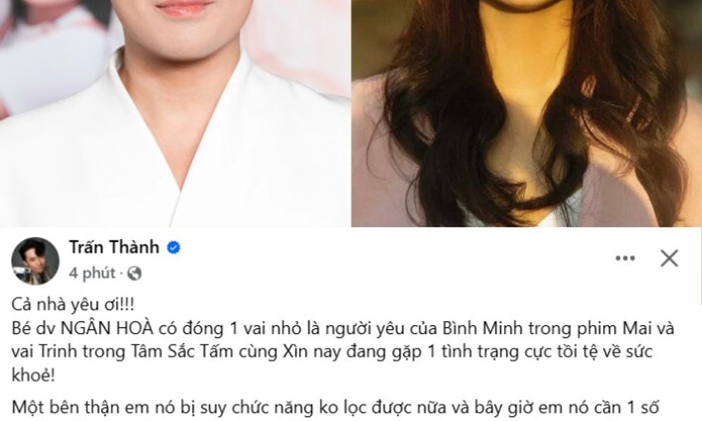 Trấn Thành nhận 