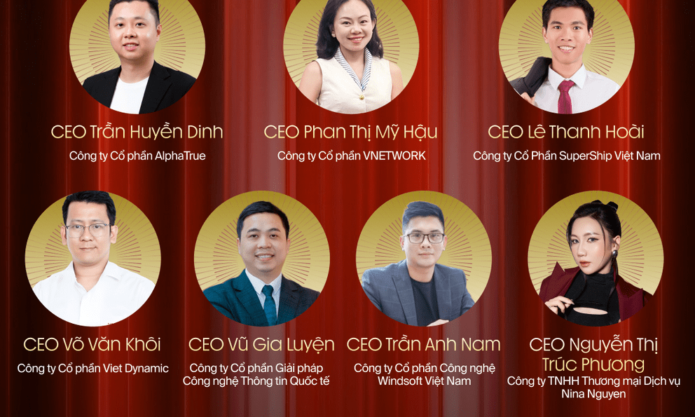 Vinh danh Top 36 Next Gen CEO 2025 khối Công nghệ – Sáng tạo: Chân dung những nhà lãnh đạo dám đổi mới, dám chịu trách nhiệm