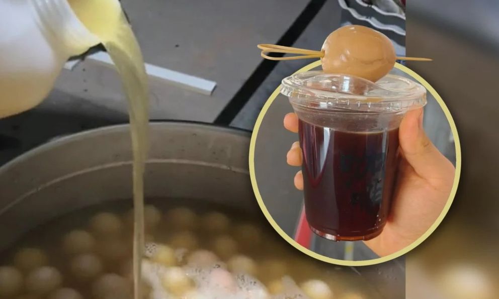 Quán cà phê bán Americano kết hợp với trứng luộc bằng nước tiểu bé trai giá hơn 100.000 đồng/ly