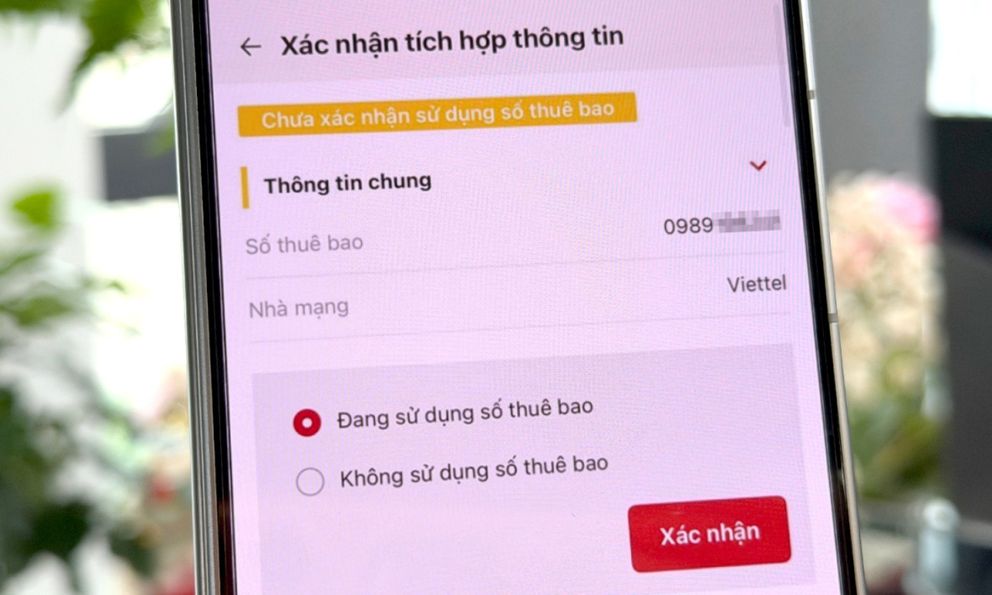 Hướng dẫn TỰ XÁC THỰC SIM CHÍNH CHỦ trên VNeID