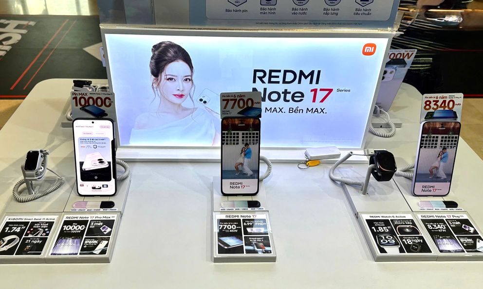 Xiaomi ra mắt Redmi Note 17 Series: Pin cực 