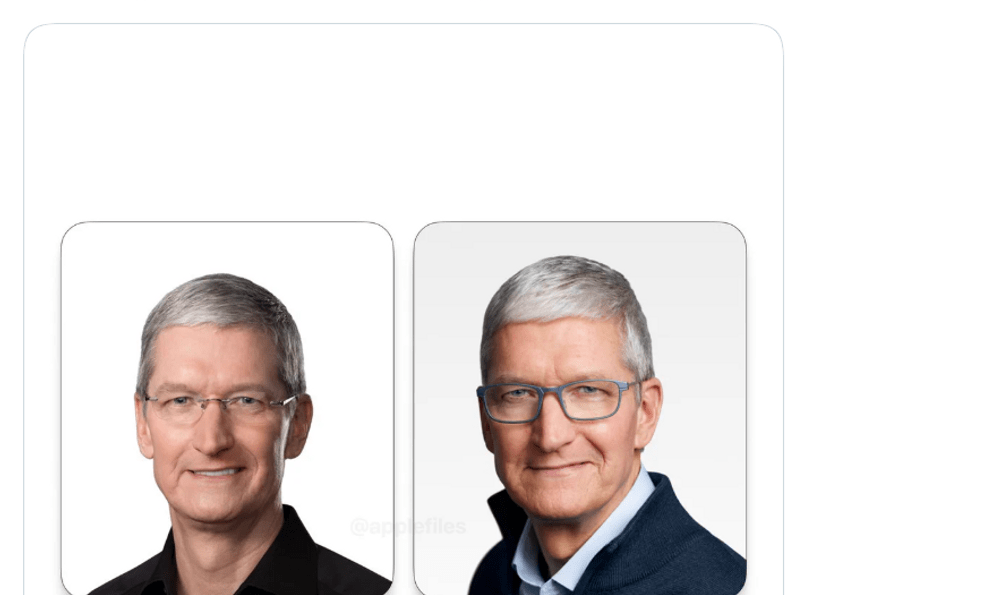Apple công bố Tim Cook nhận vị trí mới, nhưng mọi người chỉ chú ý đến tấm ảnh thẻ