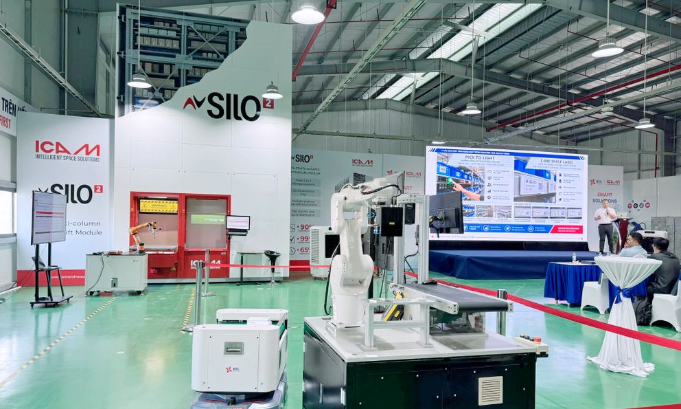 Hệ sinh thái Kho thông minh RTC - ICAM: Cú bắt tay chiến lược nâng tầm Logistics nội bộ tại Việt Nam