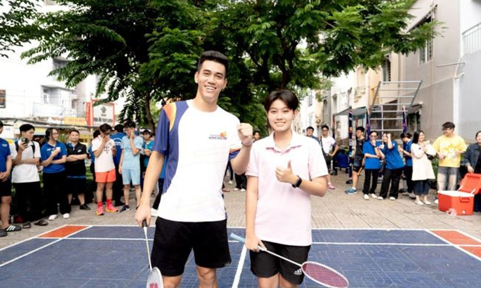 Tiến Linh lan tỏa tinh thần thể thao cùng “Không gian Thể thao Thanh niên – Tiếp năng lượng, bừng sức trẻ”