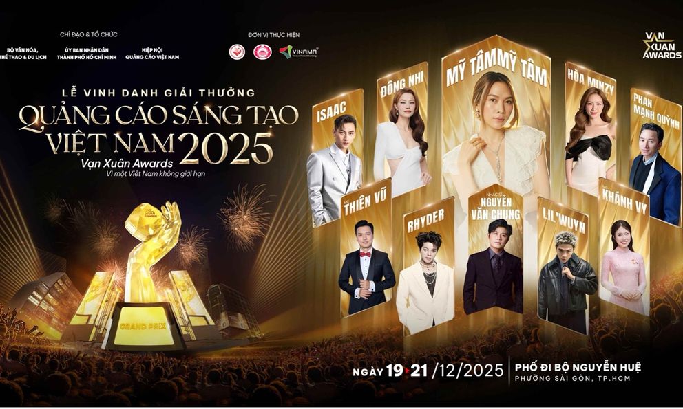 Mỹ Tâm cùng loạt sao Việt khuấy động concert Vạn Xuân Awards 2025