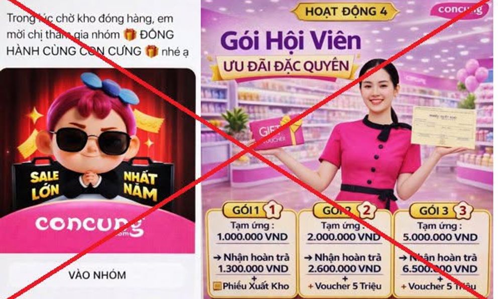 CẢNH BÁO NÓNG: Người phụ nữ ở Hà Nội mất gần 1 tỷ đồng khi làm nhiệm vụ online trên nhóm giả mạo Con Cưng
