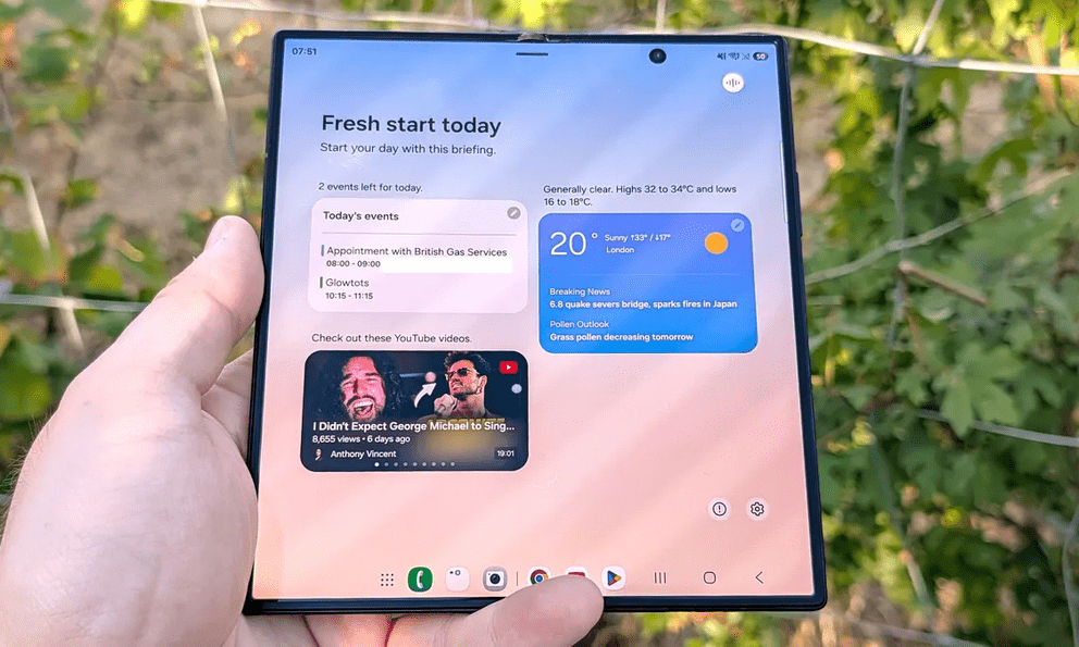 Review Galaxy Z Fold 8 Ultra: Pin tăng gần 4 giờ, camera 200MP, màn hình rộng ngang ngửa một máy tính bảng
