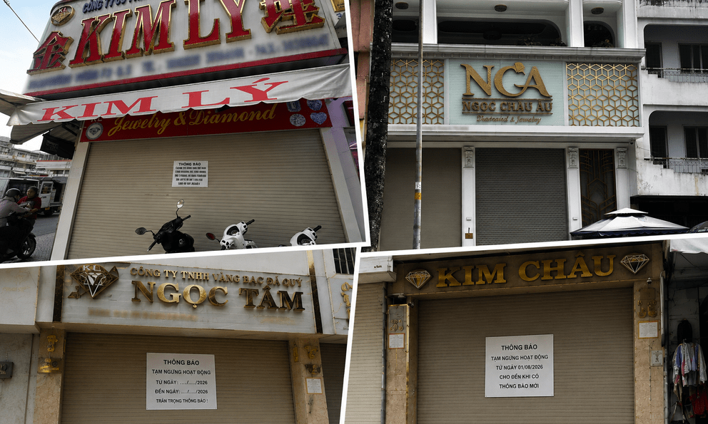 Qua ngày hẹn mở cửa, loạt tiệm kim cương vẫn đóng cửa: Nơi gỡ thông báo, nơi bỏ trống ngày trở lại