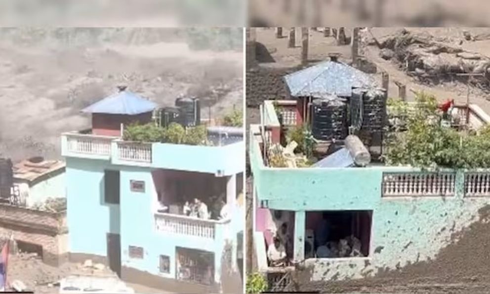 Điều kỳ diệu giữa dòng lũ ở Nepal: Một căn nhà còn nguyên vẹn giữa đống đổ nát, người bên trong được bảo đảm an toàn