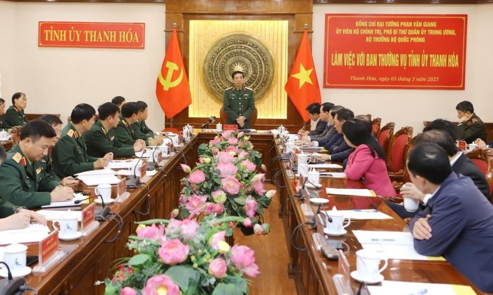 Đại tướng Phan Văn Giang làm việc tại Thanh Hóa, hỗ trợ xây 500 căn nhà cho hộ nghèo