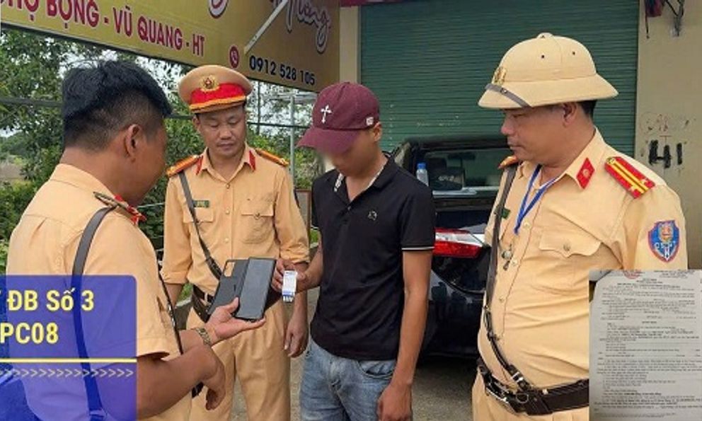 Phạt một tài xế dương tính với ma túy 9 triệu đồng