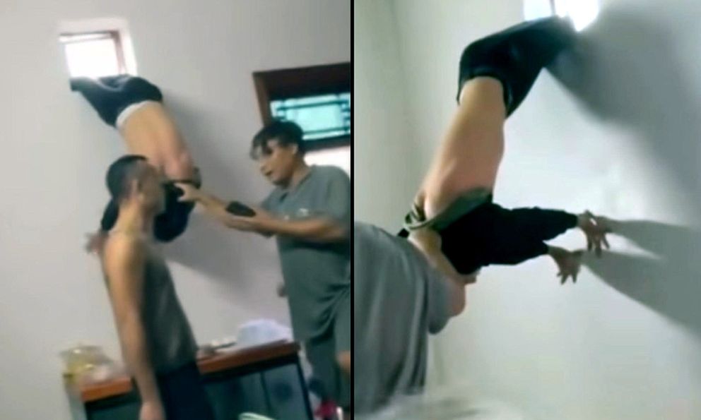 Người đàn ông mắc kẹt khi chui qua lỗ thông gió nhà dân