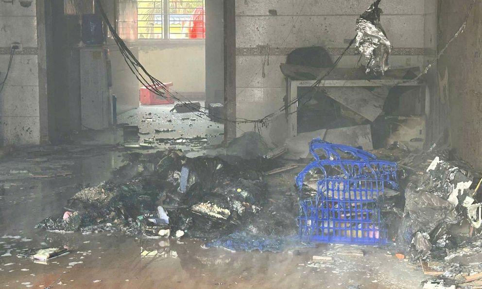 Hà Tĩnh: Cháy cơ sở Giao hàng nhanh