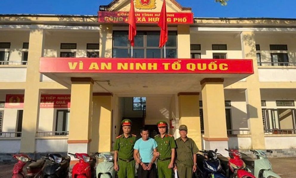 Bắt gã đàn ông thực hiện liên tiếp nhiều vụ trộm xe máy