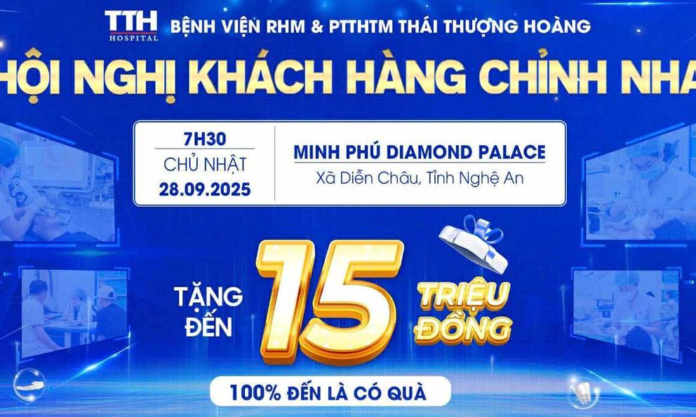 Bệnh viện Thái Thượng Hoàng tổ chức Hội nghị khách hàng chỉnh nha tuyến huyện đầu tiên tại Diễn Châu