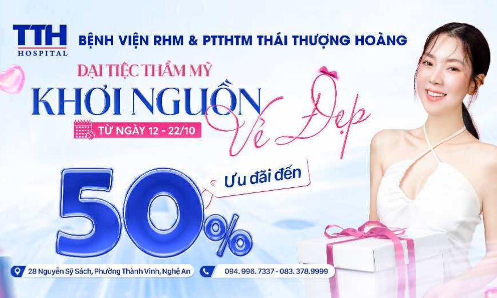 Bệnh viện Thái Thượng Hoàng chính thức triển khai đại tiệc thẩm mỹ nhân dịp 20/10