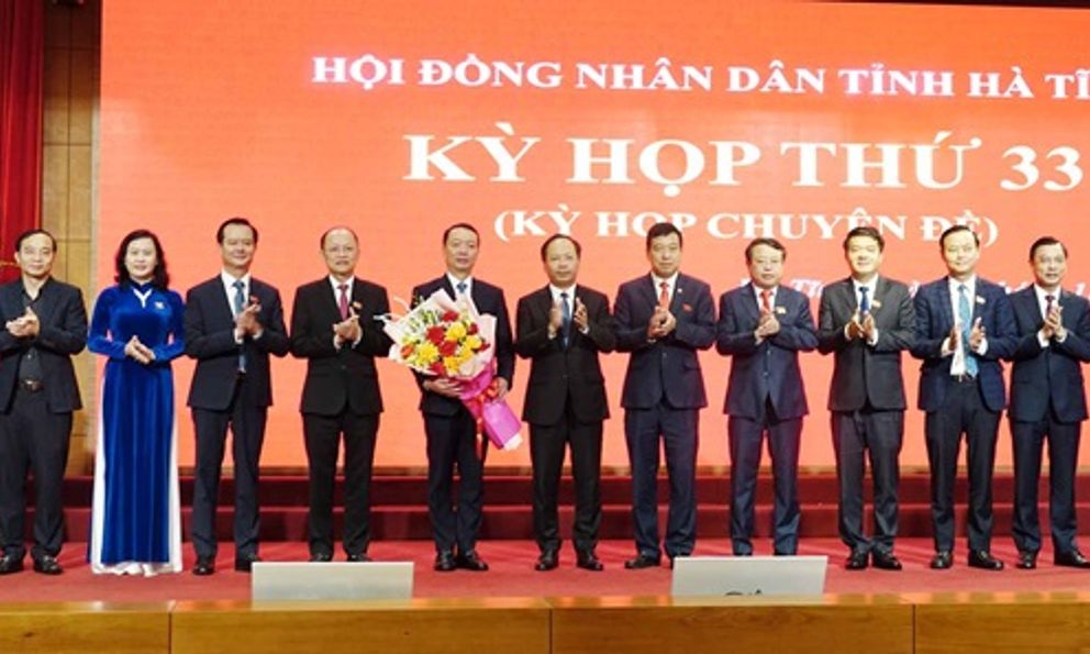 Ông Phan Thiên Định được bầu giữ chức Chủ tịch UBND tỉnh Hà Tĩnh