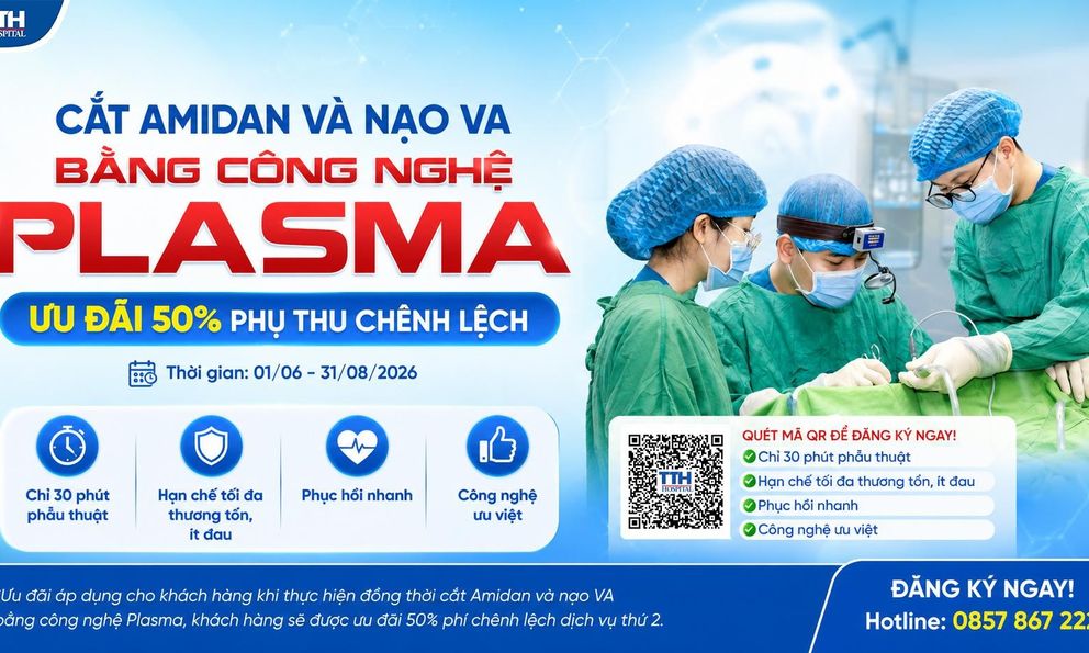 Bệnh viện Đa khoa TTH Quảng Bình: Ưu đãi cắt 50% phí chênh lệch dịch vụ thứ 2 khi cắt Amidan - Nạo VA bằng dao Plasma