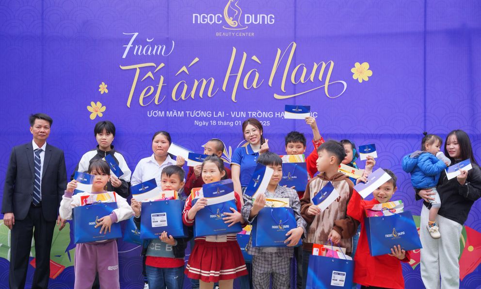 Miss Earth Water 2023 Lan Anh cùng Thẩm mỹ viện Ngọc Dung 'mang Xuân về' cho những mảnh đời kém may mắn