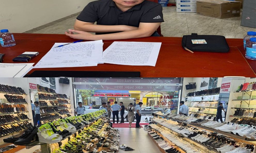 Bắt giam chủ cửa hàng giày Tùng Moscow bán hàng nhập lậu