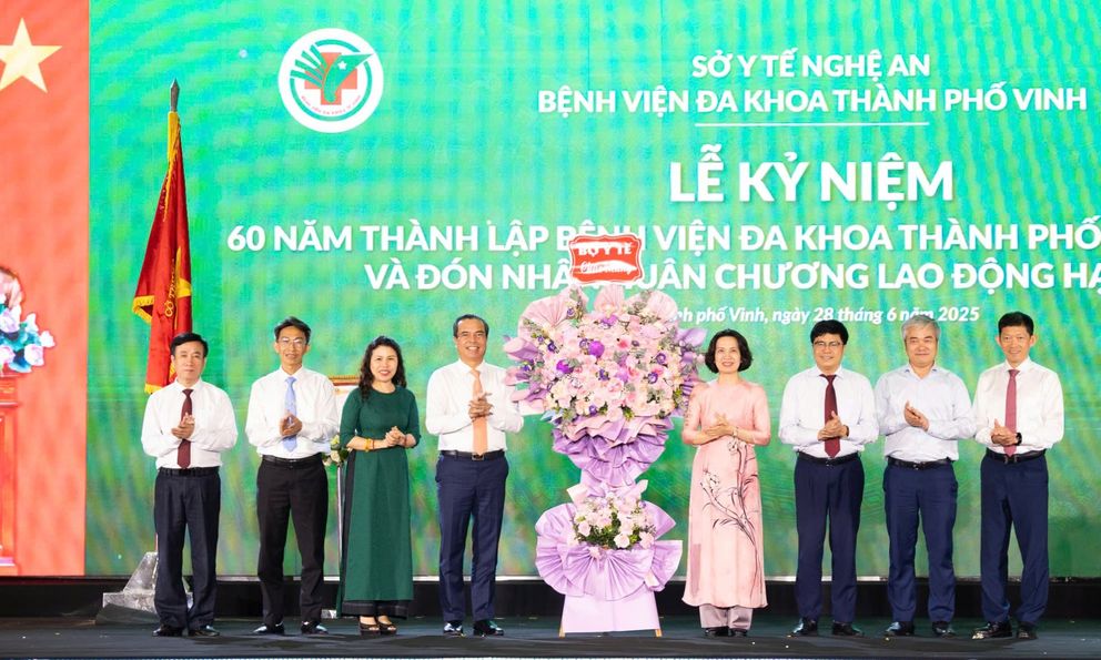 Bệnh viện Đa khoa Thành phố Vinh kỷ niệm 60 năm thành lập