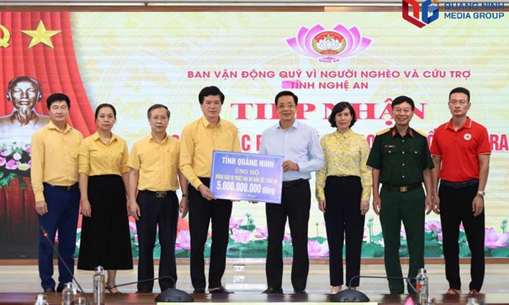 Nghệ An nhận hơn 155 tỷ đồng được các đơn vị, cá nhân ủng hộ sau lũ lụt