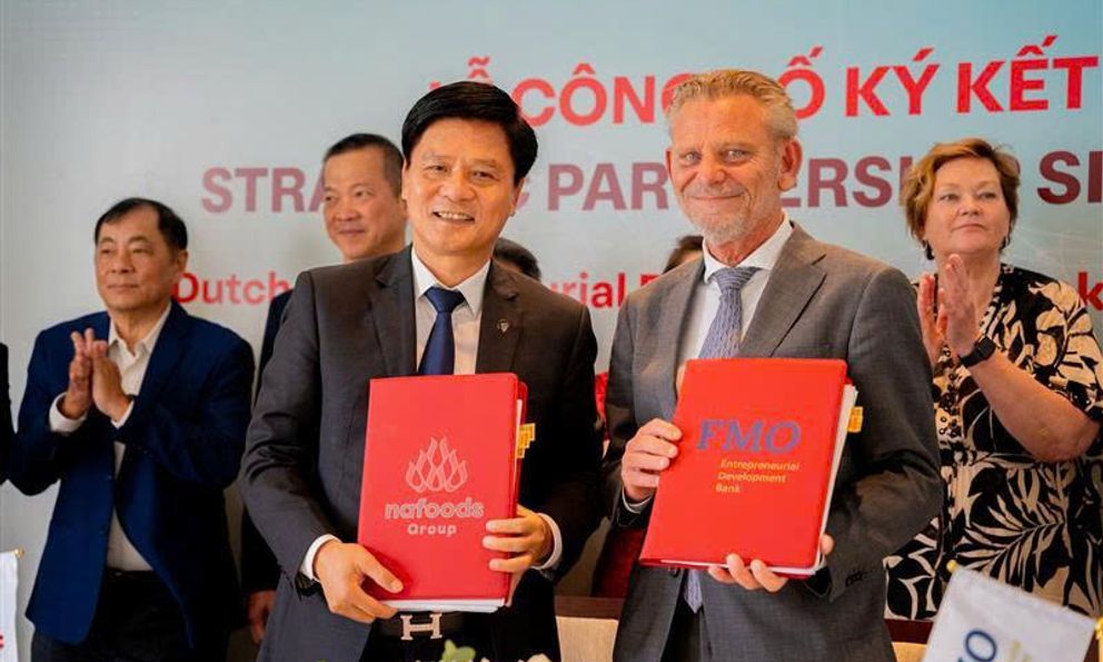 Nafoods group ký kết hợp tác chiến lược trị giá 20 triệu USD với FMO – Ngân hàng phát triển doanh nghiệp Hà Lan