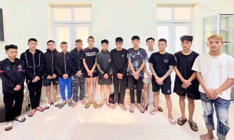Thanh Hóa: Tạm giữ nhóm thanh thiếu niên lạng lách, gây rối trật tự công cộng