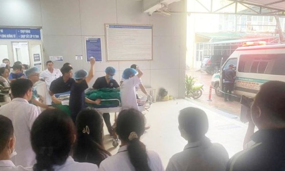 Gã đàn ông tấn công nhiều người bị thương tại Bệnh viện Sản Nhi Nghệ An