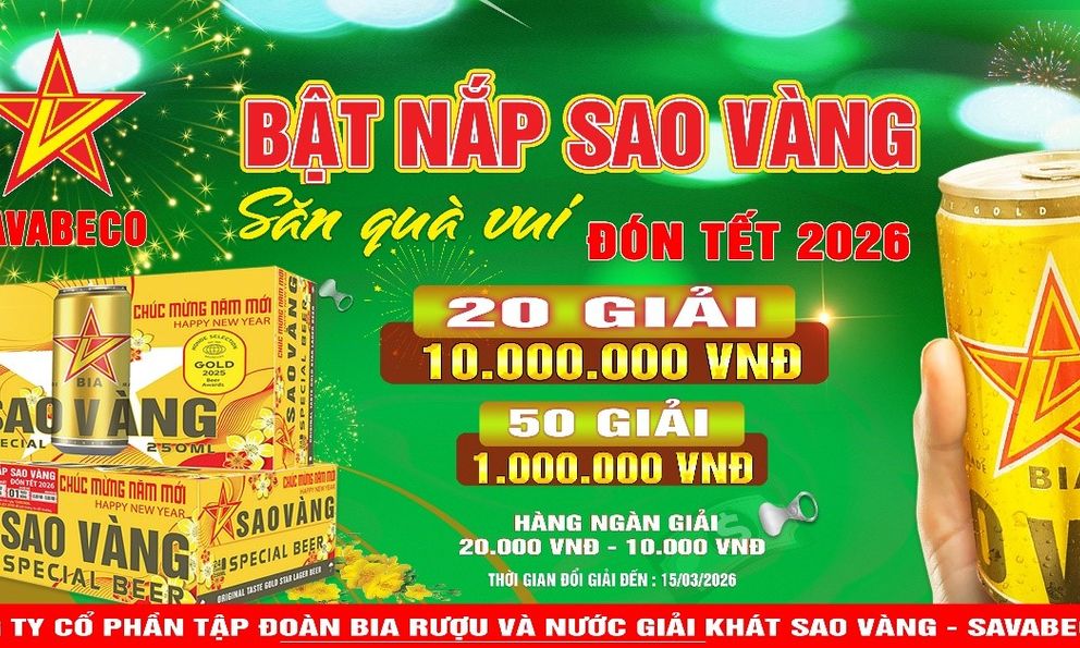 Săn Quà Tết Vui Cùng Bia Sao Vàng Special 250ml