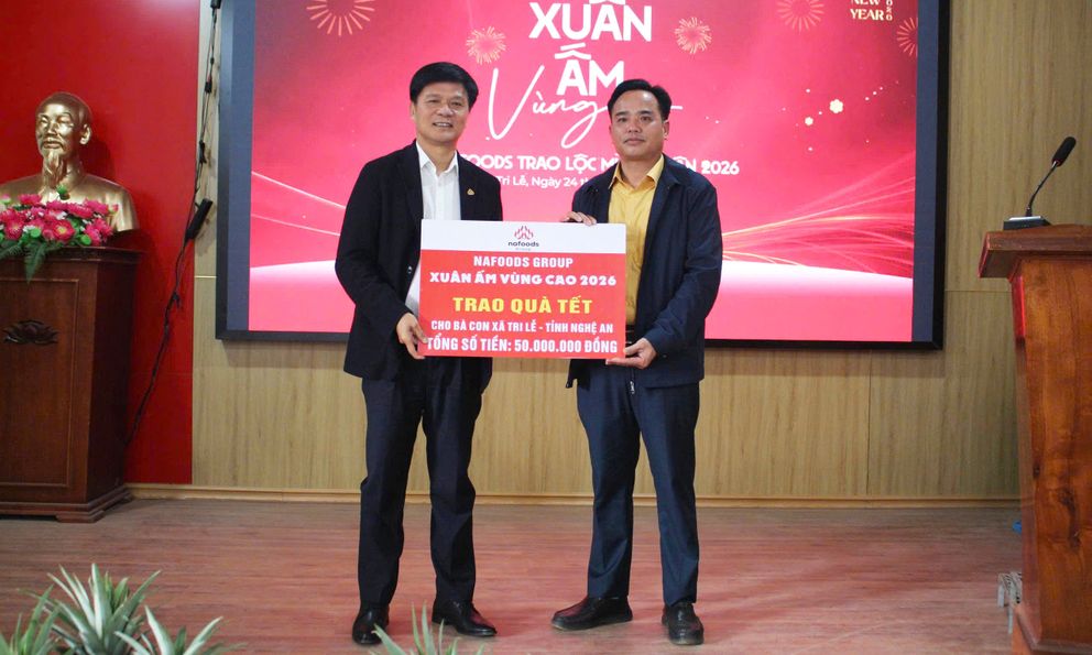 NAFOODS GROUP lan tỏa “Xuân ấm vùng cao” tại Tri Lễ