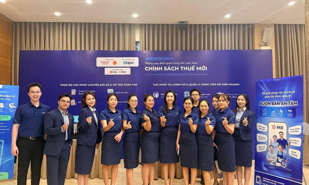 MB đồng hành cùng hộ kinh doanh trong hành trình thích ứng chính sách thuế mới 