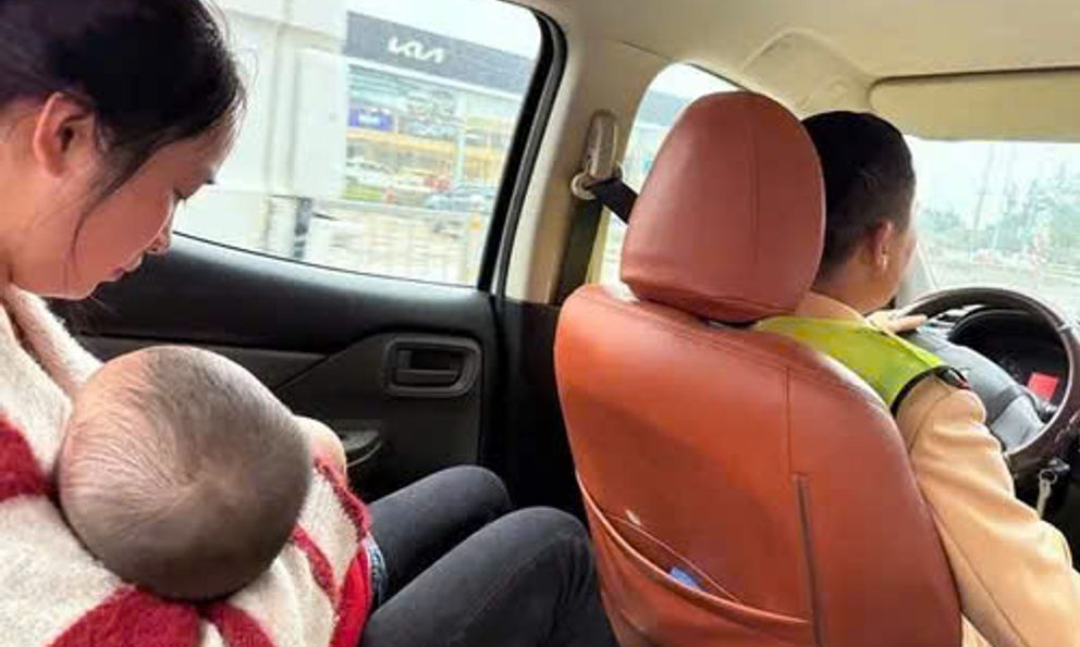 Nghệ An: Người bố gửi tâm thư cảm ơn CSGT đã kịp thời cứu sống con nhỏ