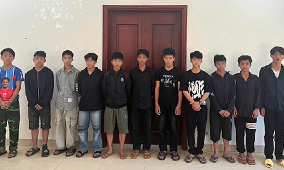 Bắt nhóm đối tượng dùng hung khí cố ý gây thương tích