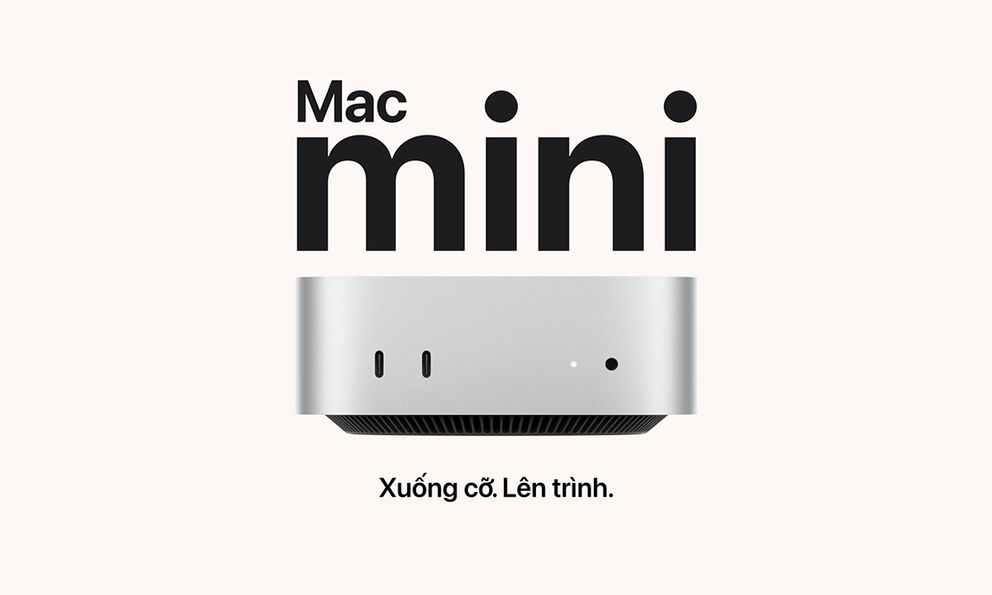 Mac mini M4 ra mắt: Thiết kế nhỏ gọn hơn, hiệu năng nâng cấp cực mạnh, RAM từ 16GB, giá từ 14,99 triệu đồng