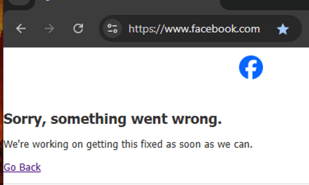 Trang chủ Facebook sập trên diện rộng, Messenger vẫn hoạt động bình thường
