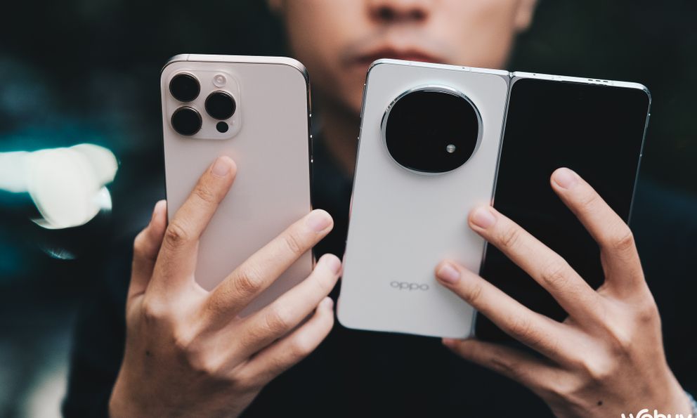 So sánh OPPO Find N5 và iPhone 16 Pro Max: 