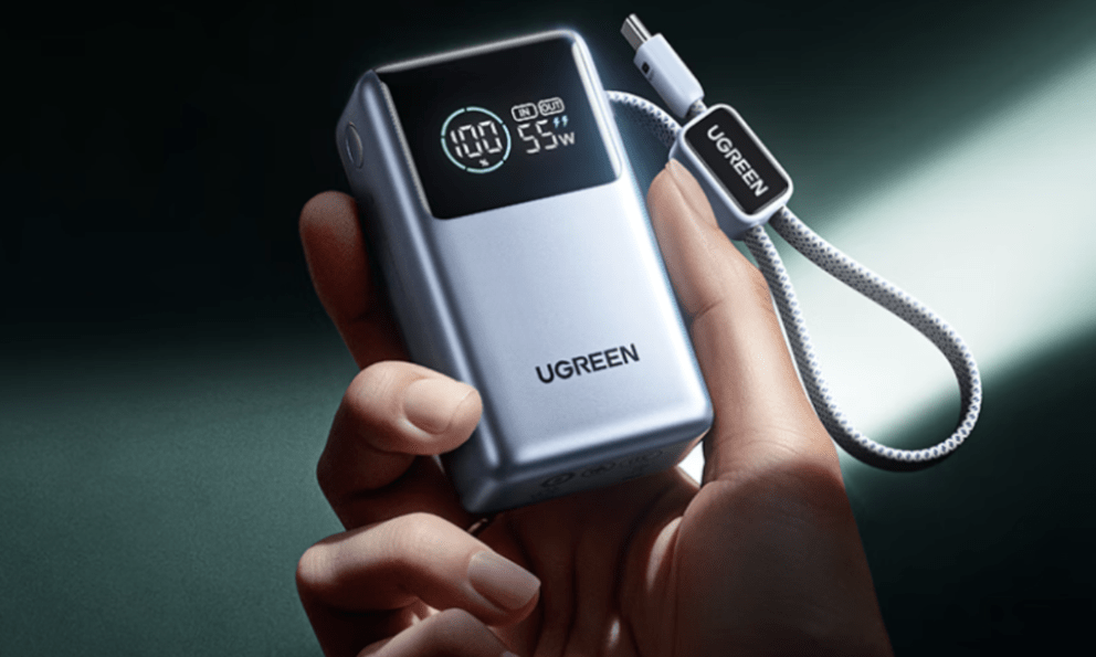 Ugreen ra mắt pin dự phòng 10.000mAh siêu nhỏ gọn nhưng 55W, sạc 3 máy cùng lúc, giá hơn 700.000đ