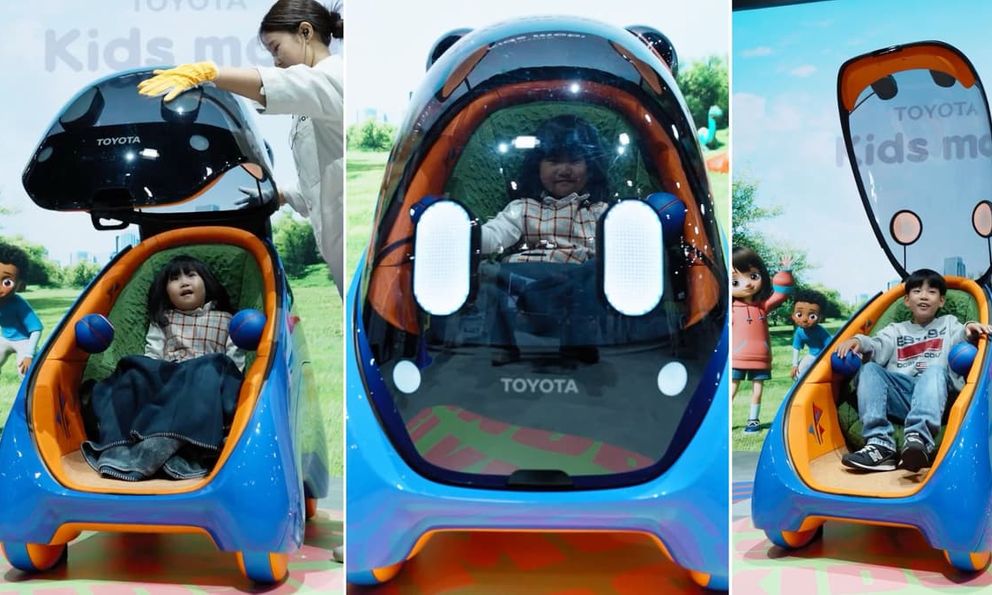 Toyota ra mắt xe điện thông minh mini tự chở trẻ con từ trường về nhà thay bố mẹ