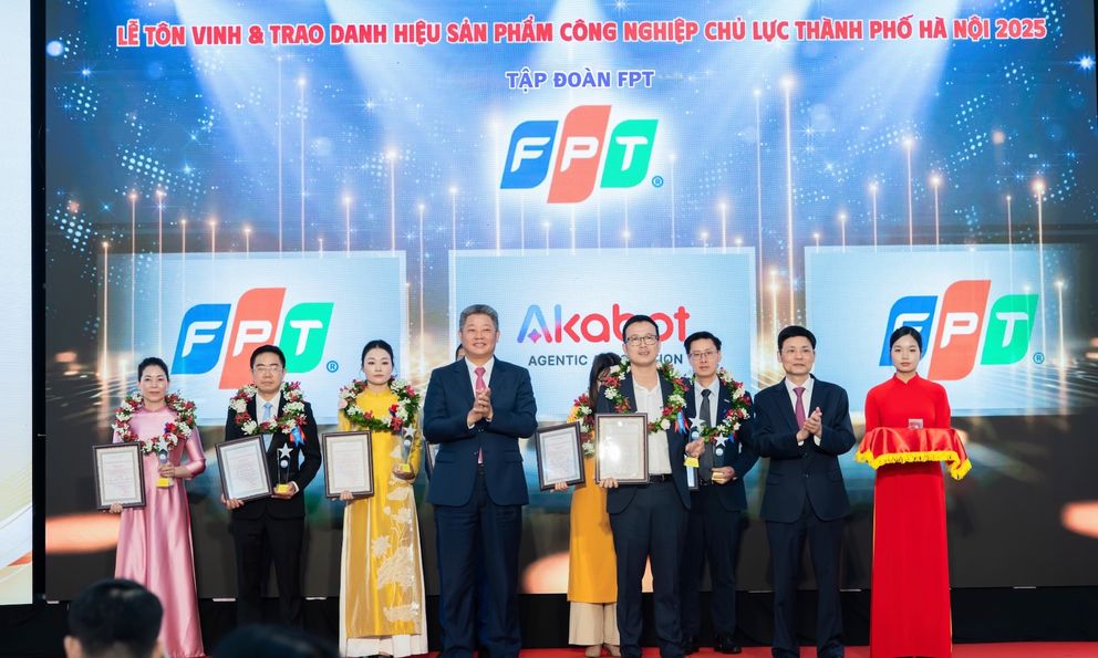 FPT dẫn đầu số lượng sản phẩm công nghiệp chủ lực Hà Nội 2025, nổi bật với loạt giải pháp Make in Vietnam ứng dụng AI