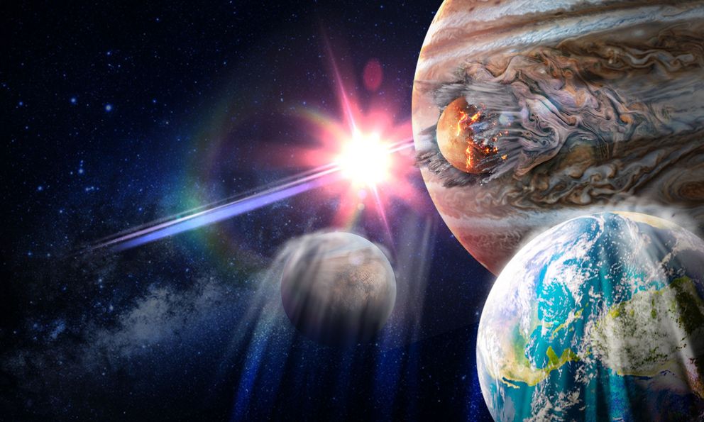 Nếu Sao Mộc nuốt chửng Trái Đất: Hành tinh của chúng ta sẽ biến thành gì bên trong gã khổng lồ khí?