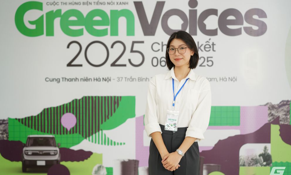 Trần Thùy Dương từ Học viện Ngân Hàng: Hành trình bước vào chung kết Green Voices 2025 dù không phải Quán quân vòng loại