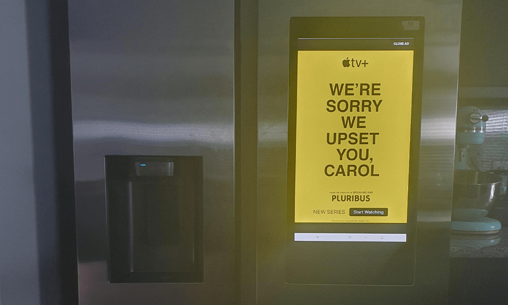 Quảng cáo Apple TV+ trên tủ lạnh Samsung khiến 1 người nhập viện